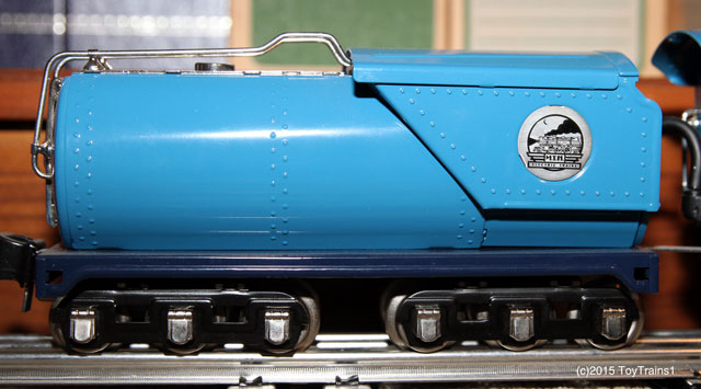 MTH 263E blue tinplate locomotive