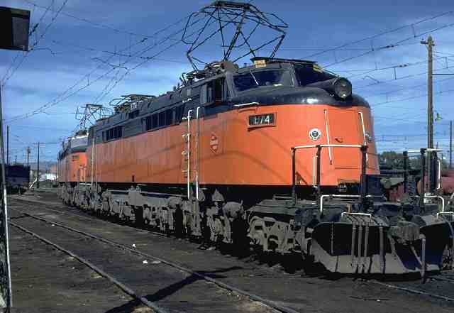 This was the Milwaukee Road's boxcab electric,somewhat more modern 
